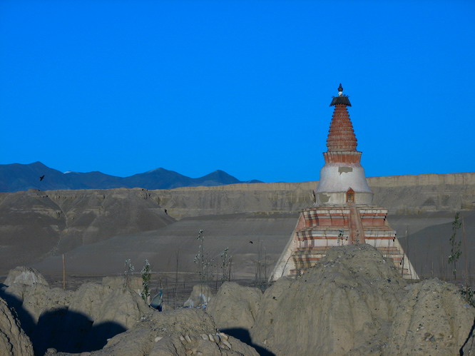 Stupa at Toling, Tibet.